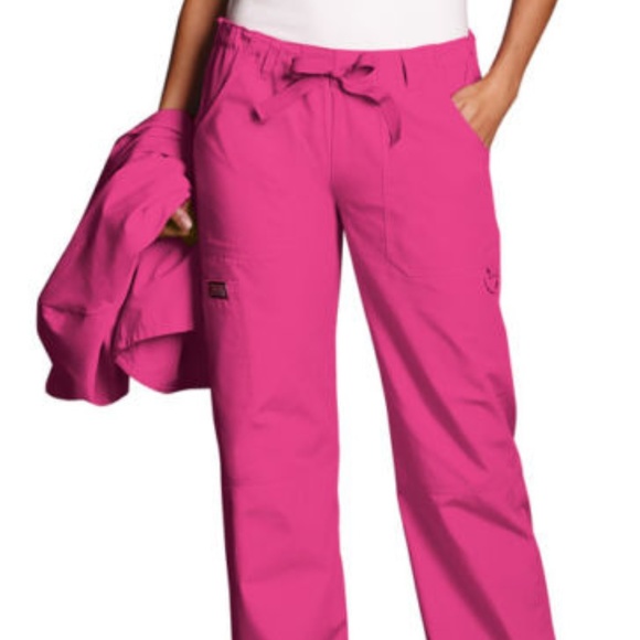 Cherokee Pants - NWT Cherokee Cargo Scrub Pant Shocking Pink